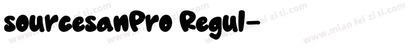 sourcesanPro Regul字体转换